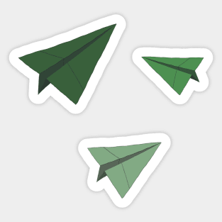 Paper Planes Sticker Pack Forest Green Sticker